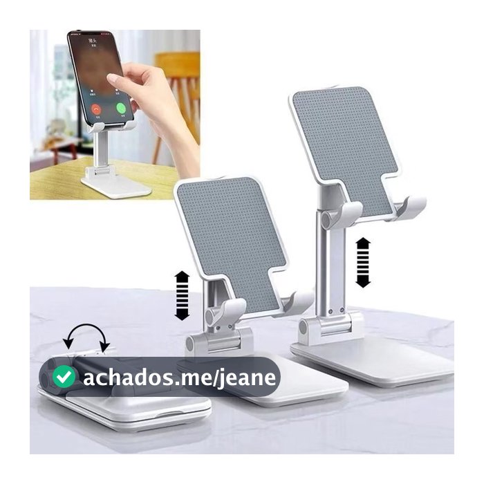 PROMOÇÃO！Atualizar！Suporte Para Celular e Tablet Dobrável Portátil Ajustável Apoio Mesa Ranabi