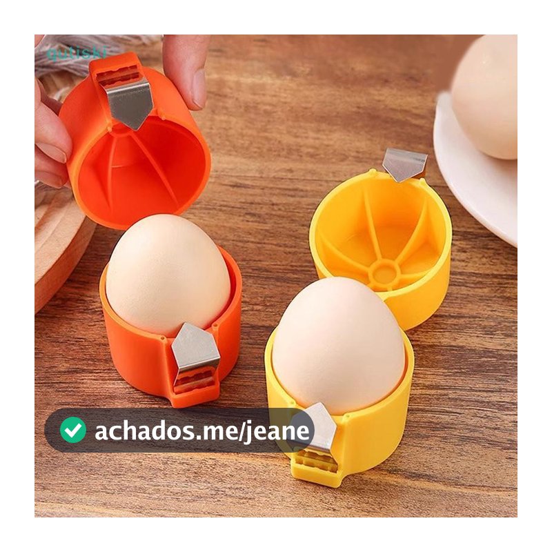 Separador De Casca De Ovo Portátil Abridor Ferramenta Doméstica De Corte Para Rachaduras De Ovos Cozinha