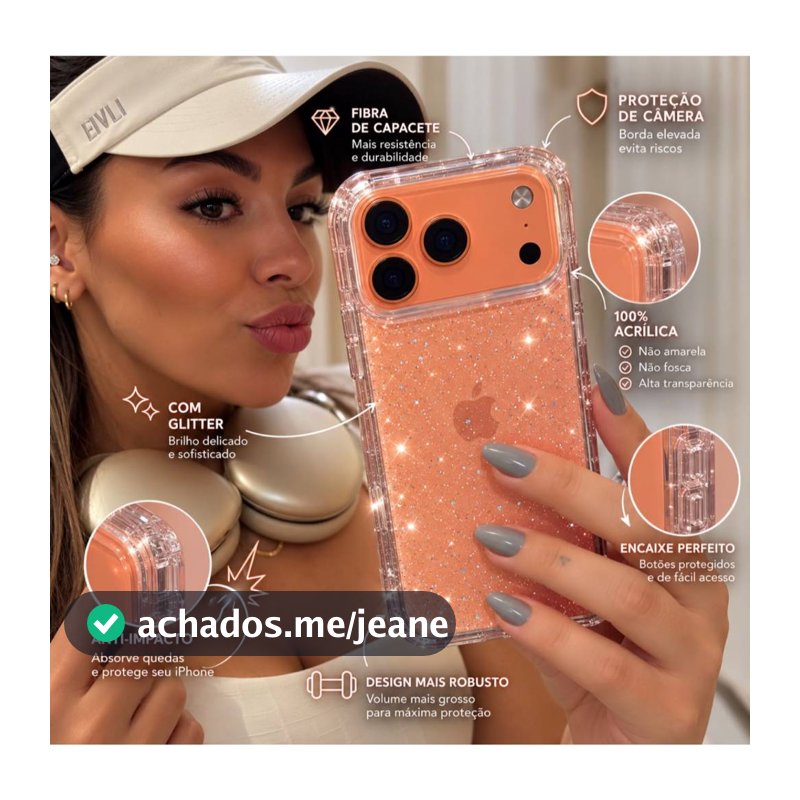 Capa Fibra De Capacete Acrílico Com Brilho Transparente Para Telefone IPhone 13/14/15 Promax/18PRO/18PROMAX