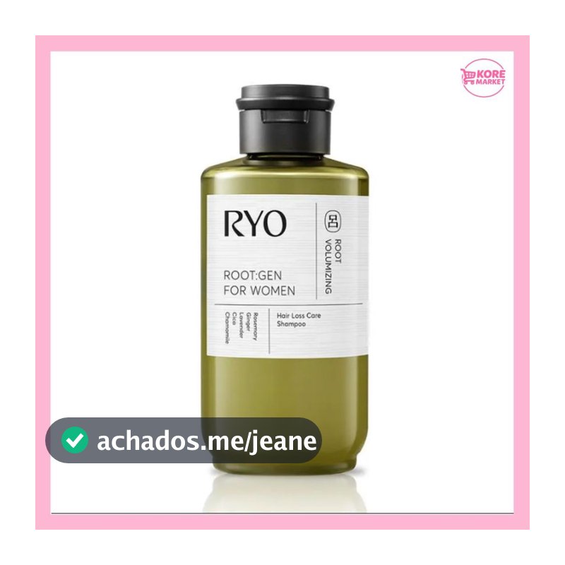 ✨ENVIO RÁPIDO✨ HOT KOREA RYO ROOTGEN SHAMPOO 242ML – Volume & Scalp Care Feminino