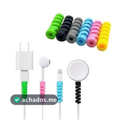 protetor para carregador celular e cabo de linha dados usb e iphone p2 fone ouvido carregado relogio por induçao