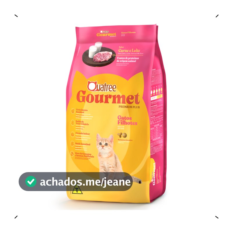 RAÇÃO QUATREE GOURMET GATO FILHOTE 10KG
