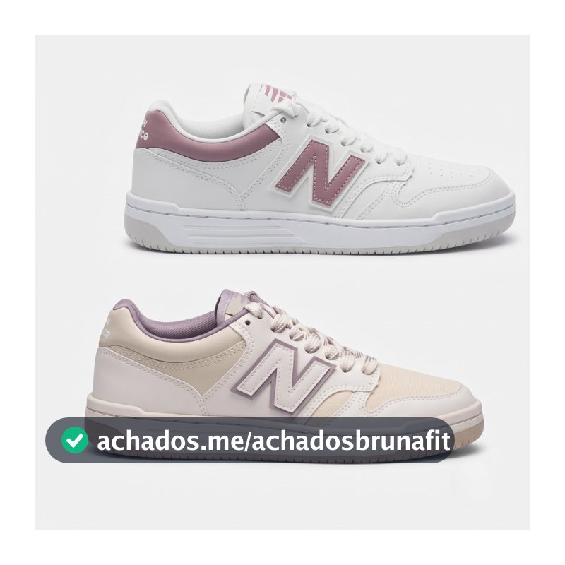 Tênis Feminino New Balance 480 LOW BB480 Clássico Atemporal