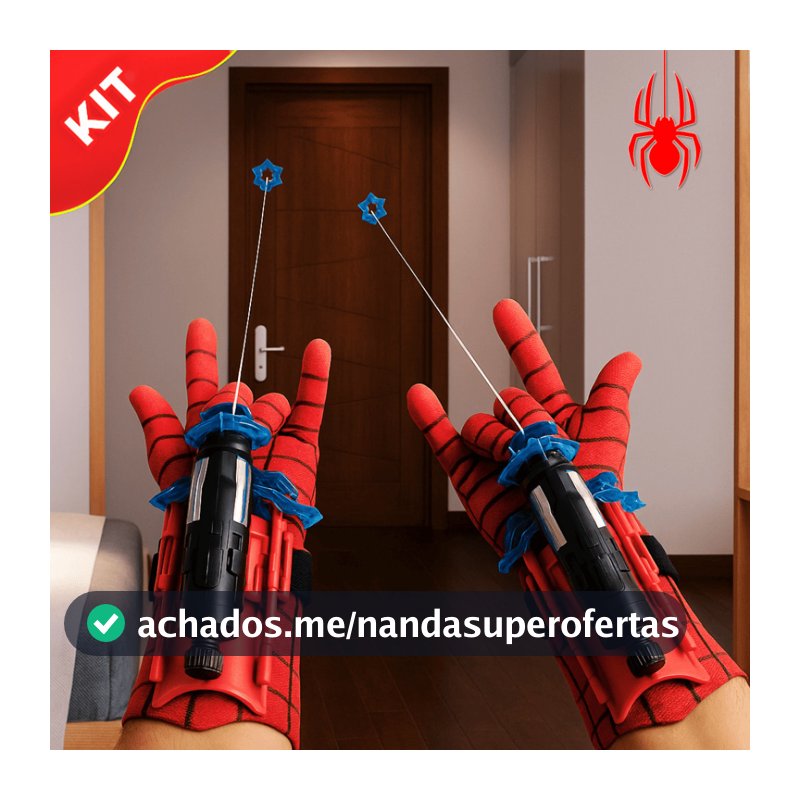 Brinquedos infantis do Homem-Aranha - conjunto de 1 a 3 com luvas de tiro na teia e dardos