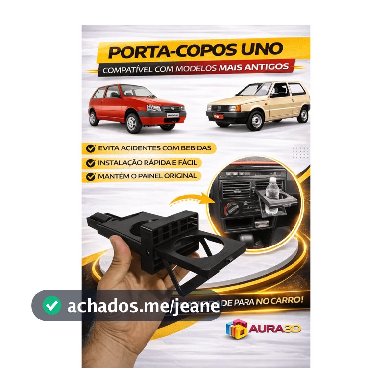 Difusor de Ar Painel com Porta Copo do Fiat Uno Mille Grade Ventilação Suporte Reposição Acessório