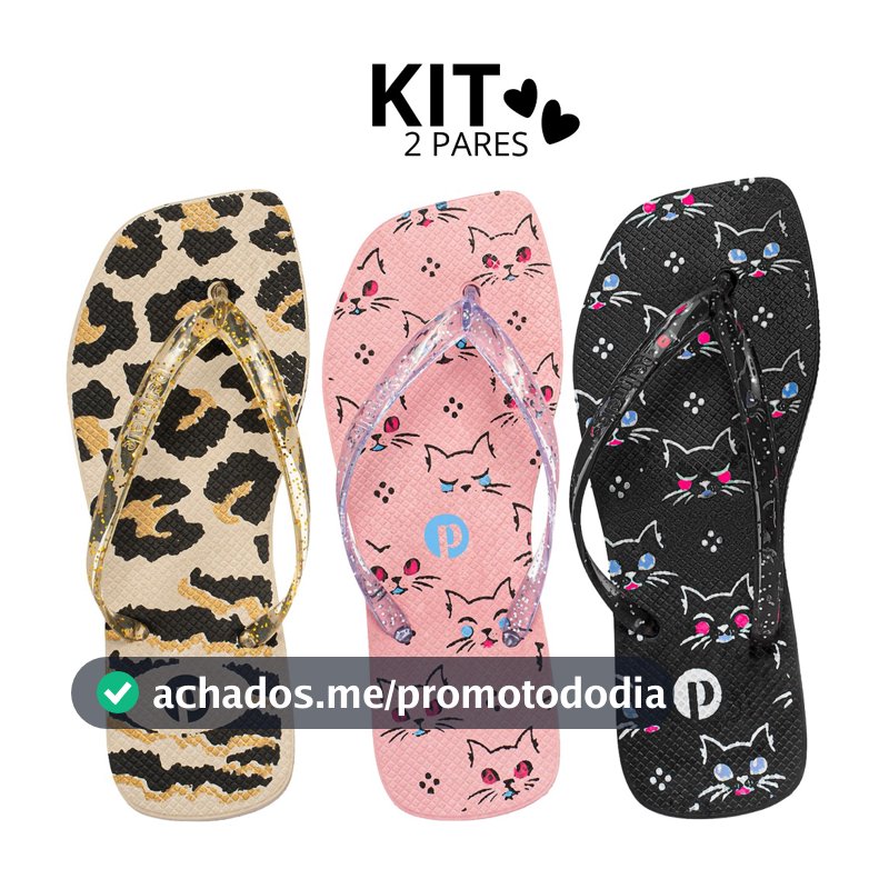 Combo 1,2 e 3 Pares Chinelo Feminino Casual Leve Antiderrapante Confortável