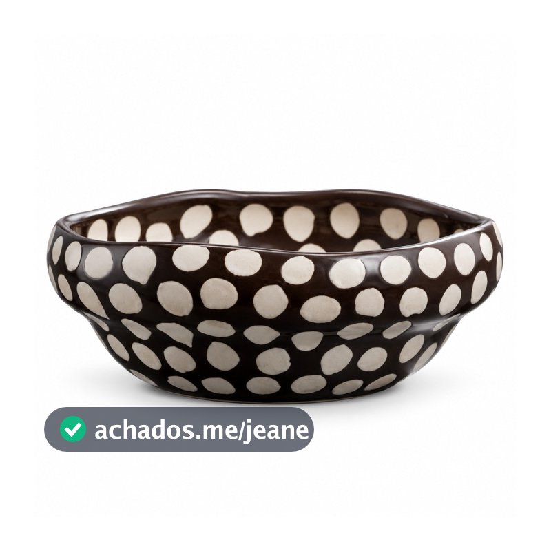 Centro de Mesa em Cerâmica Carnaúba 28,5x10,5cm 35982 Tuut