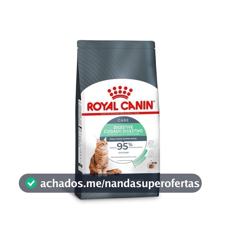 Ração Seca Royal Canin Cuidado Digestivo para Gatos Adultos 3kg