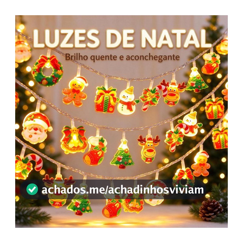 Pisca Pisca Natal Enfeites de Natal Luzes Decoração Quente para Árvore e Casa