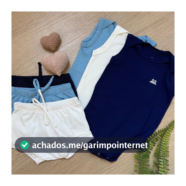 Kit Body e Tapa Fralda Infantil  Unissex 6 Peças Bebê Algodão Confortável Liso e Estampado