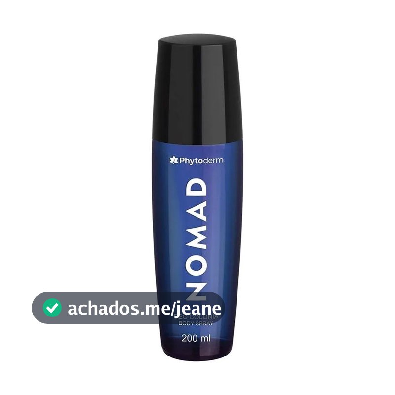 Perfume Masculino Nomad Phytoderm Body Spray - Deo Colônia - 200ml