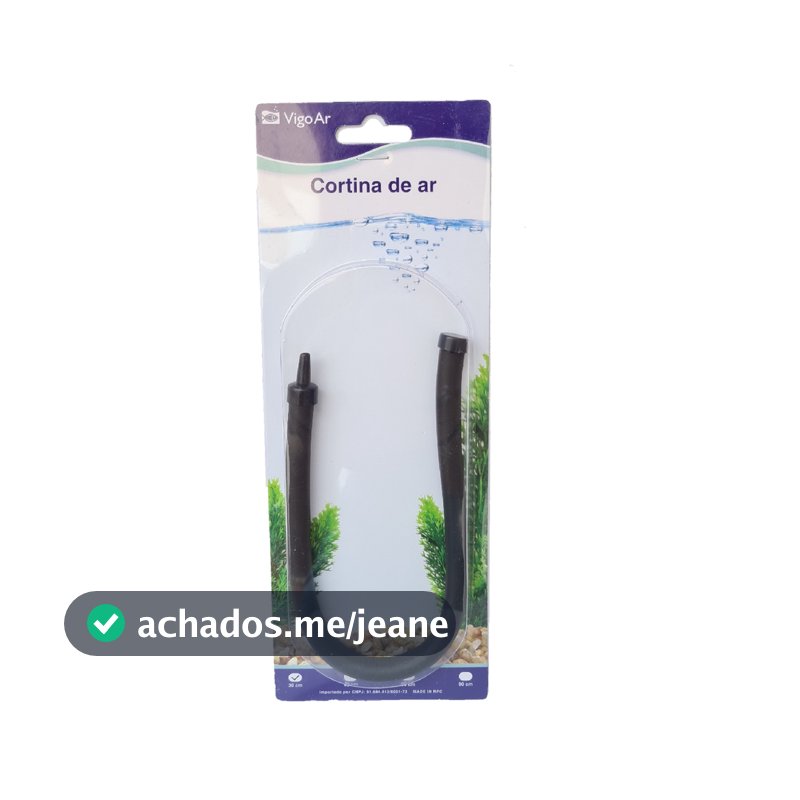 Mangueira de Ar de Borracha Porosa Flexível 30cm Vigoar