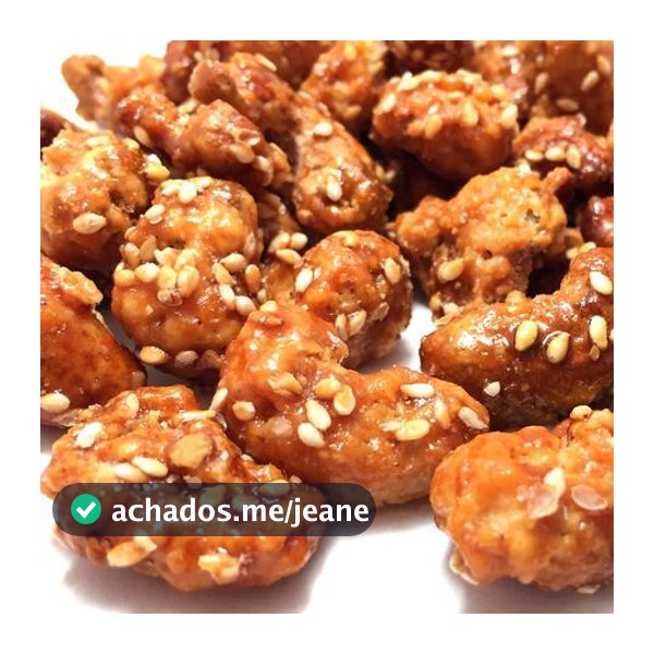 Castanha de Caju Caramelizada com Gergelim Crocante 1kg