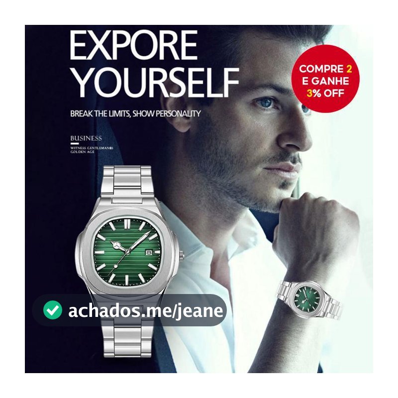 Relógio Masculino De Quartzo Com Pulseira De Metal-Vestido E Casual Para Presentes De Feriado