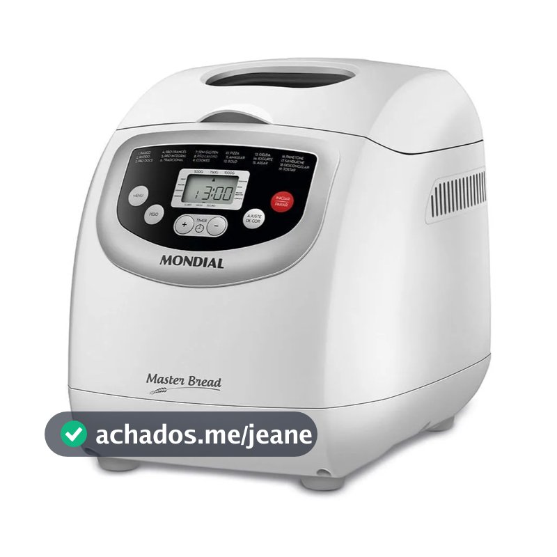 Panificadora Mondial Master Bread 19 Programas Digital 700W