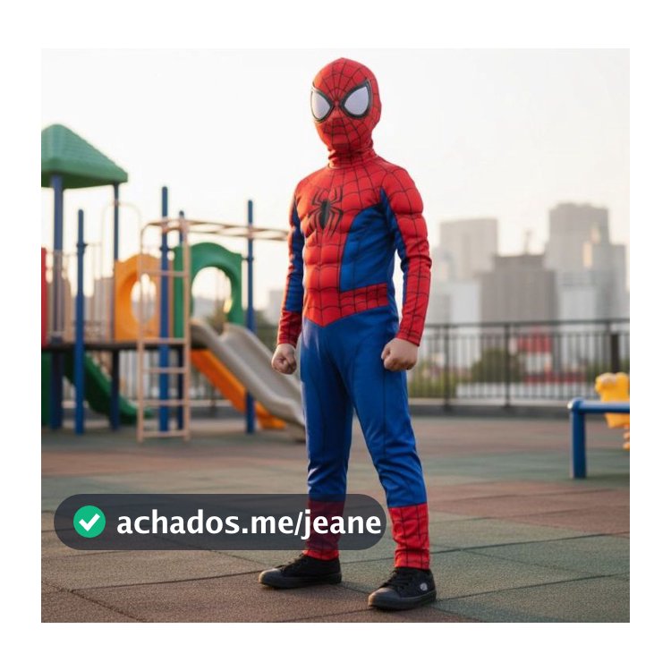 fantasia INFANTIL HOMEM ARANHA LONGA FANTASIA IDENTICA AO PERSONAGEM entrega rapida, mesmo dia