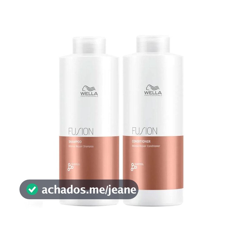 Kit Wella Professionals Fusion Profissional - Shampoo e Condicionador