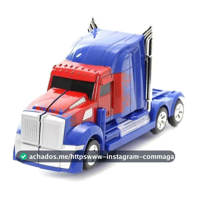 Caminhão Transformers Vira Robô Optimus Prime Luz Brinquedo