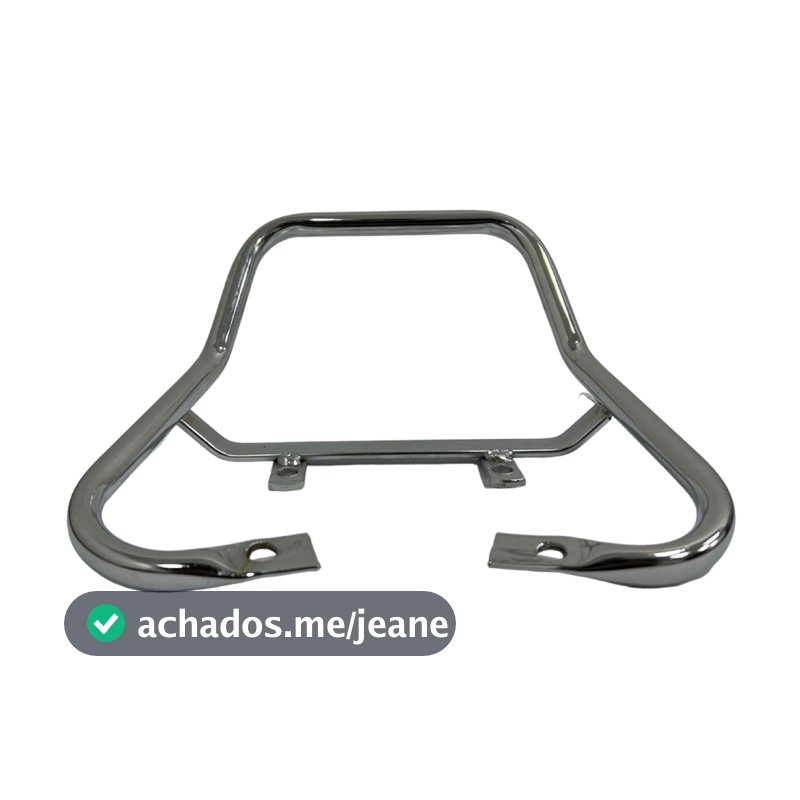 Alça Baixa Esportiva Cromada - Honda CG 160 Fan Start 2016 2017 2018 2019 2020 2021 2022 2023 2024