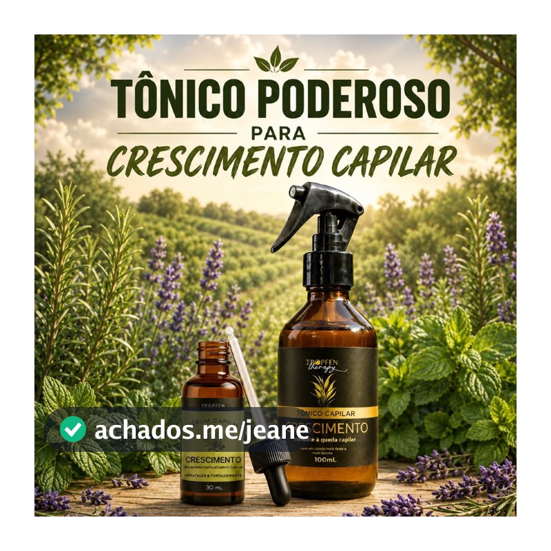 Kit Terapia Capilar Óleo de Alecrim + Tônico Poderoso de Crescimento 100 mL