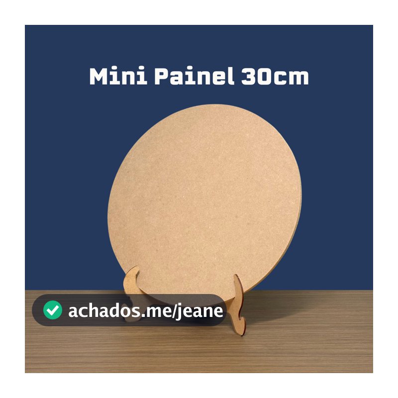 Painel de Mesa 30cm Mini Display Para Mesa de Bolo e Festa