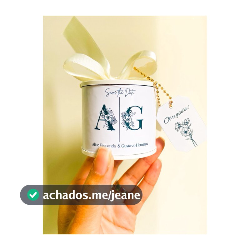 Kit Tubolatas Personalizadas 5x6cm CASAMENTO INICIAIS MONOGRAMAS com tag| Lembrancinha Casamento