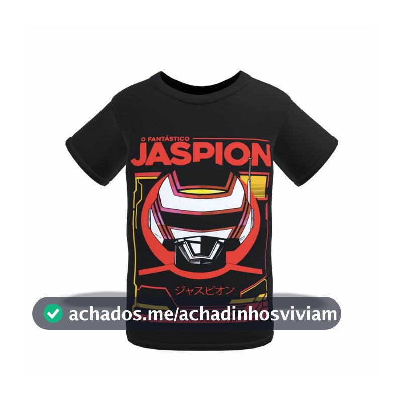 camiseta infantil e adulto jaspion