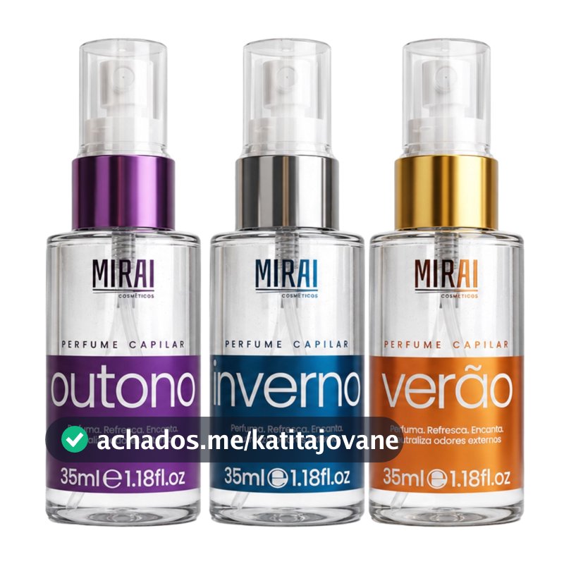 Perfume Capilar Finalizador Neutraliza Odores Verão ou Inverno 35ml Eae Brazil