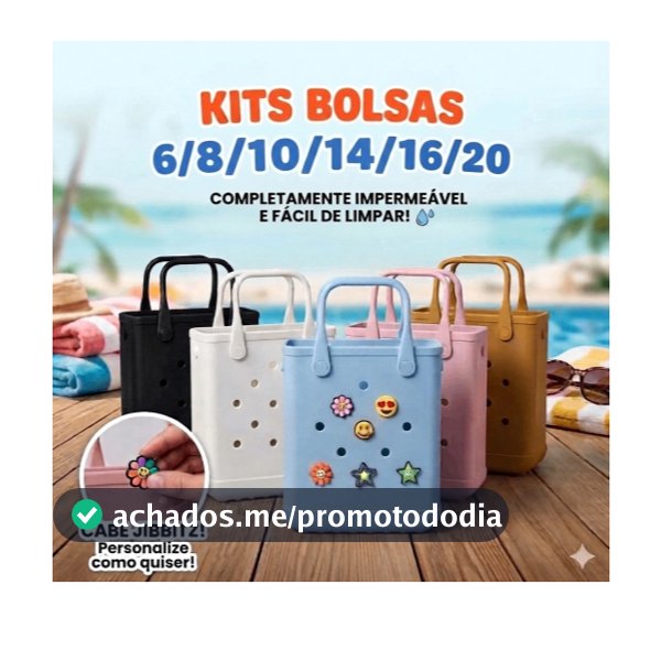 KitS 6/8/10/14/16/20 Bolsas Menina Infantil com Alça Removível Personalizável Bag Fashion