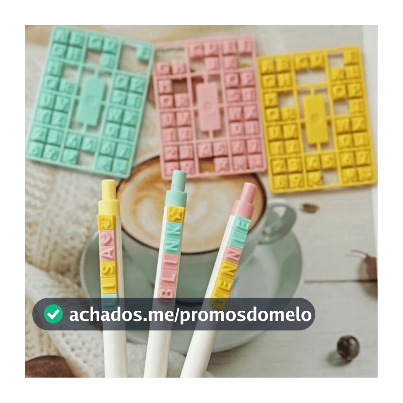 Caneta Gel Personalizável Alfabeto 0.5mm Importada Caneta Fofa para Escrita e Papelaria