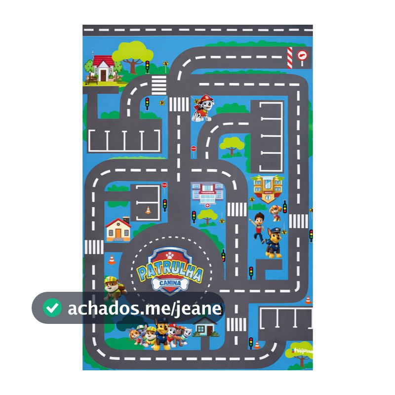 Pista de Carrinho Corrida em Lona Interativo Cidade Infantil Ilustrativo