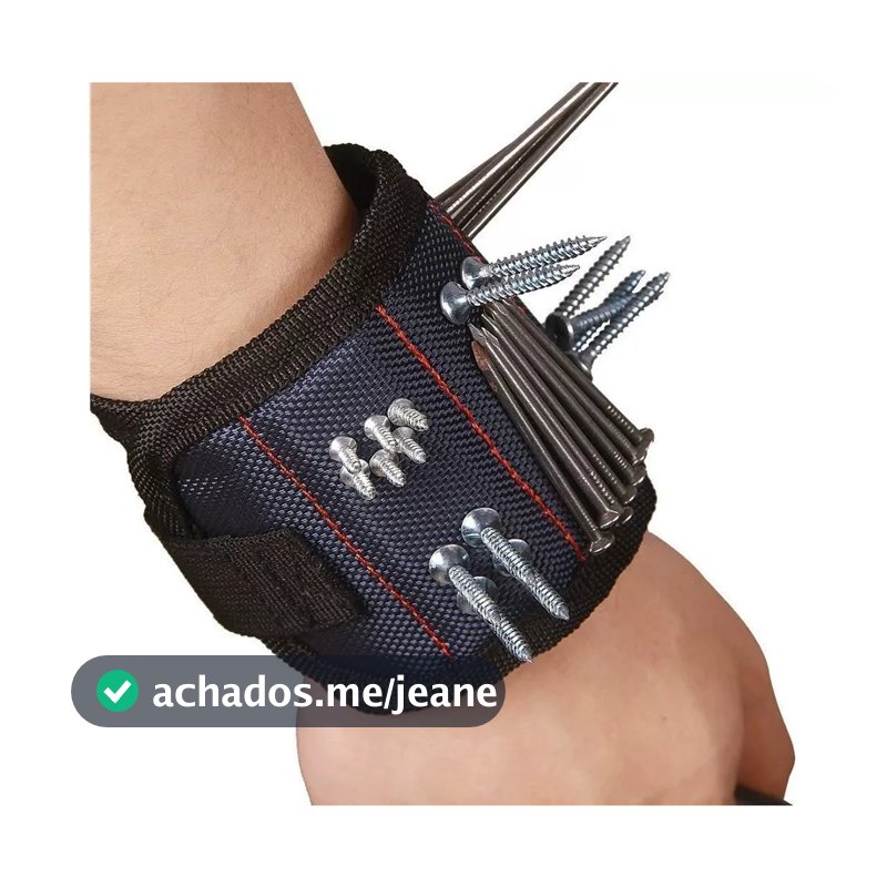 Pulseira Magnética Ima Segura Prego Parafuso Agulha Pratica
