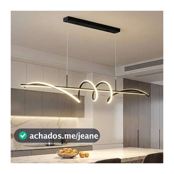 Lustre Moderno De Controle Remoto 110V-220V Dourado 75cm 3 Cores Pendentes Vários Modelos Para Sala De Estar