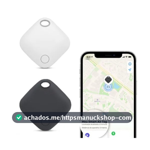 Tag Smart GPS  Rastreador Bluetooth - Localizador smart para Iphone - Dispositivo  Rastreamento De Objetos - Anti-Perda