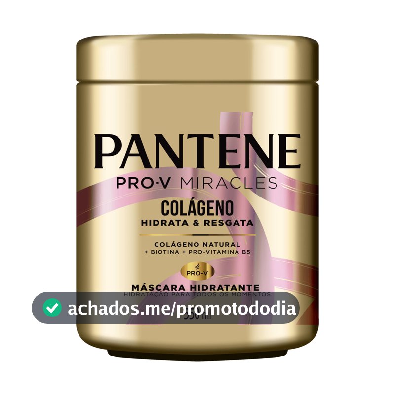 MÁSCARA HIDRATANTE PANTENE COLÁGENO HIDRATA E RESGATA 550ML