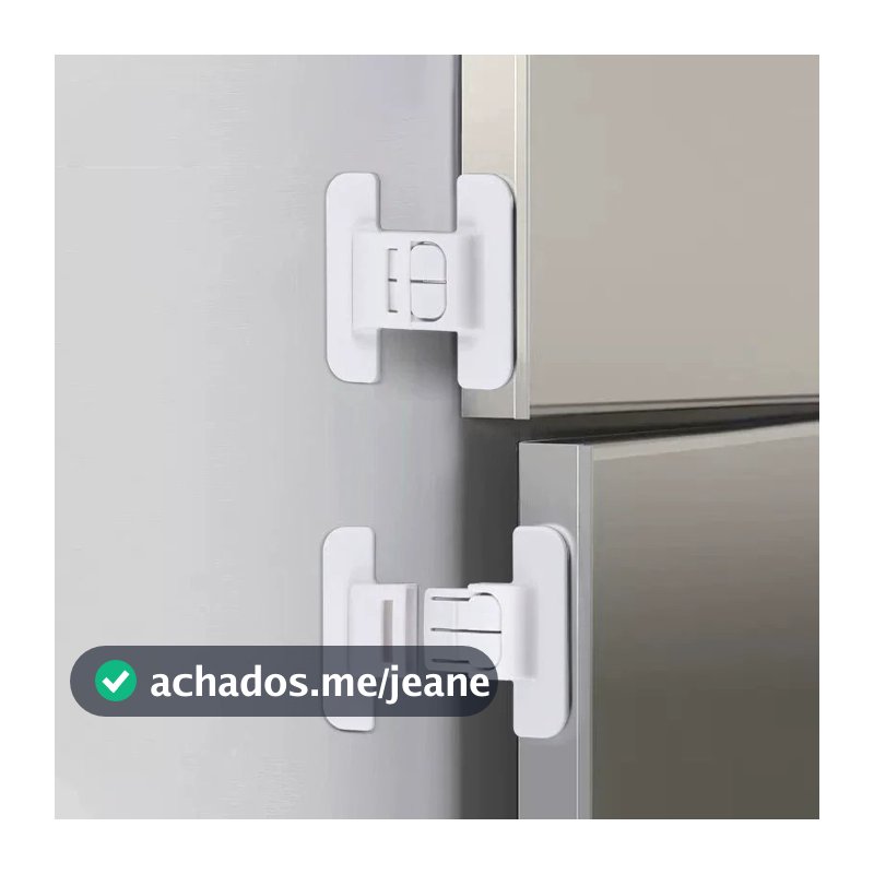 Fechaduras De Segurança À Prova De Crianças Para Geladeira E Armário 1/2/4 Unidades Com Travas Anti-Abertura Natal Bebê