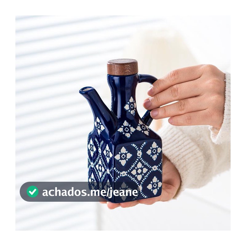Pote de óleo de cerâmica com isolamento americano, garrafa de óleo comercial, garrafa de óleo de pimenta, molho de soja,
