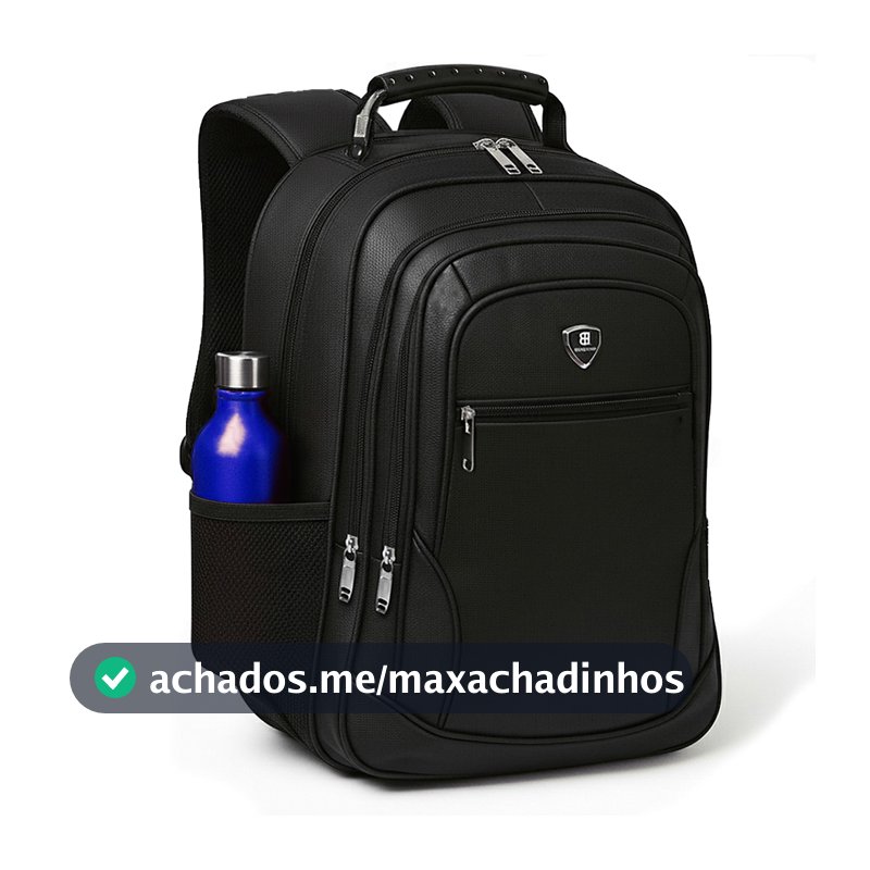 Mochila Reforçada Masculina Faculdade Impermeável Resistente Grande Trabalho Escolar
