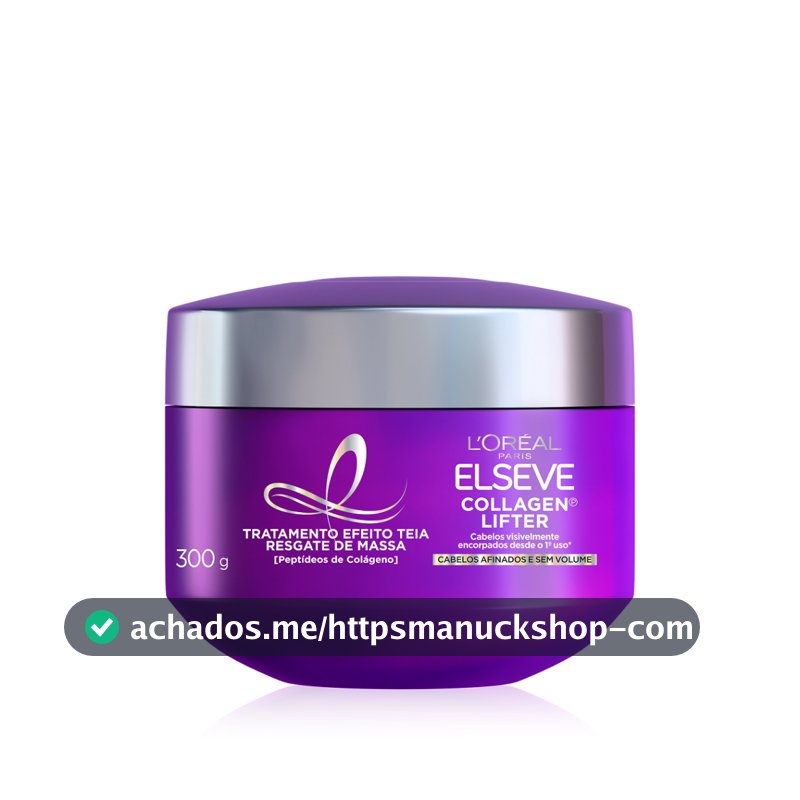 Tratamento Efeito Teia Resgate de Massa  L'Oréal Paris Elseve Collagen® Lifter 300g