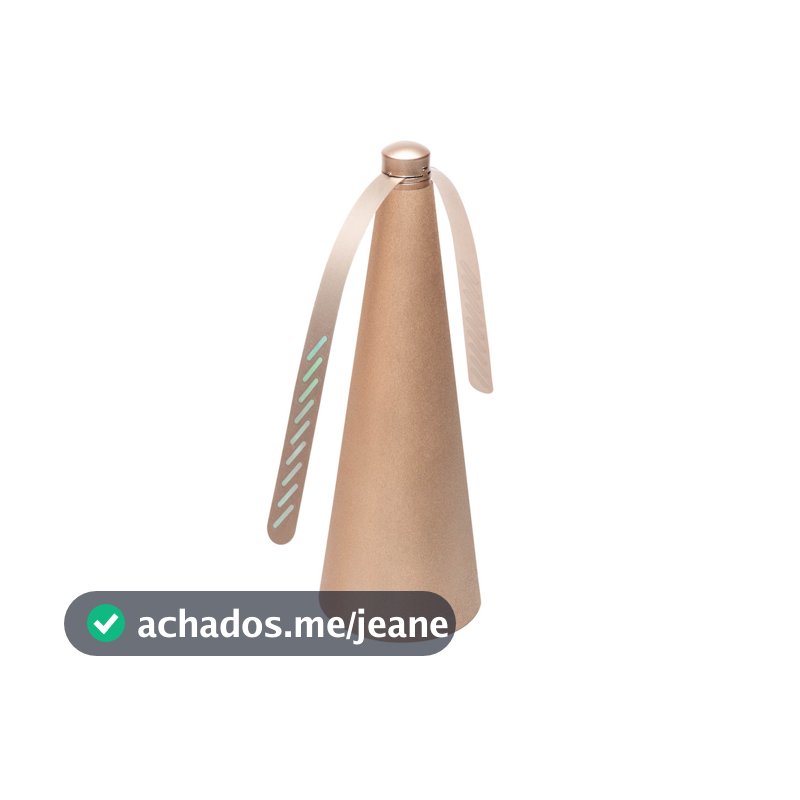 Espanta Mosca de Mesa Ventilador Repelente Plástico Rose Metálico 26cm - Lyor