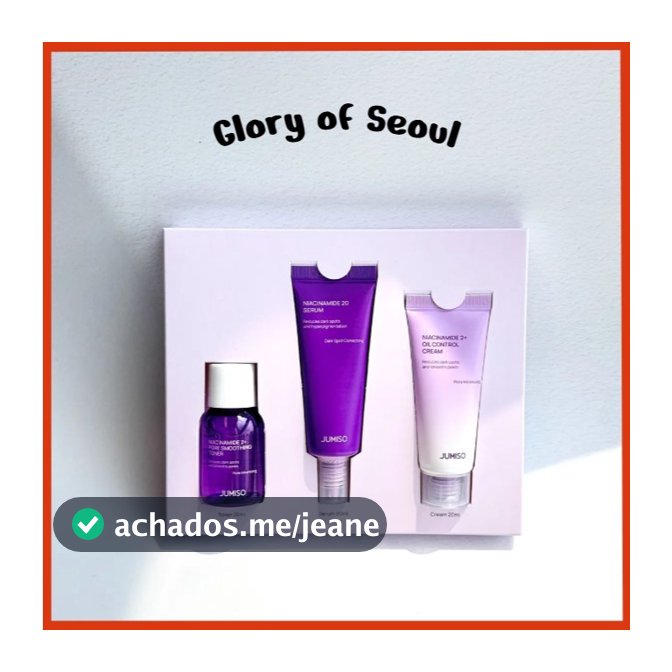 JUMISO Niacinamide Starter Kit ( Toner 20ml, 20 Serum 20ml, Oil Control cream 20ml )
