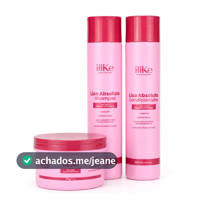 iLike Liso Absoluto Kit - 3 Produtos