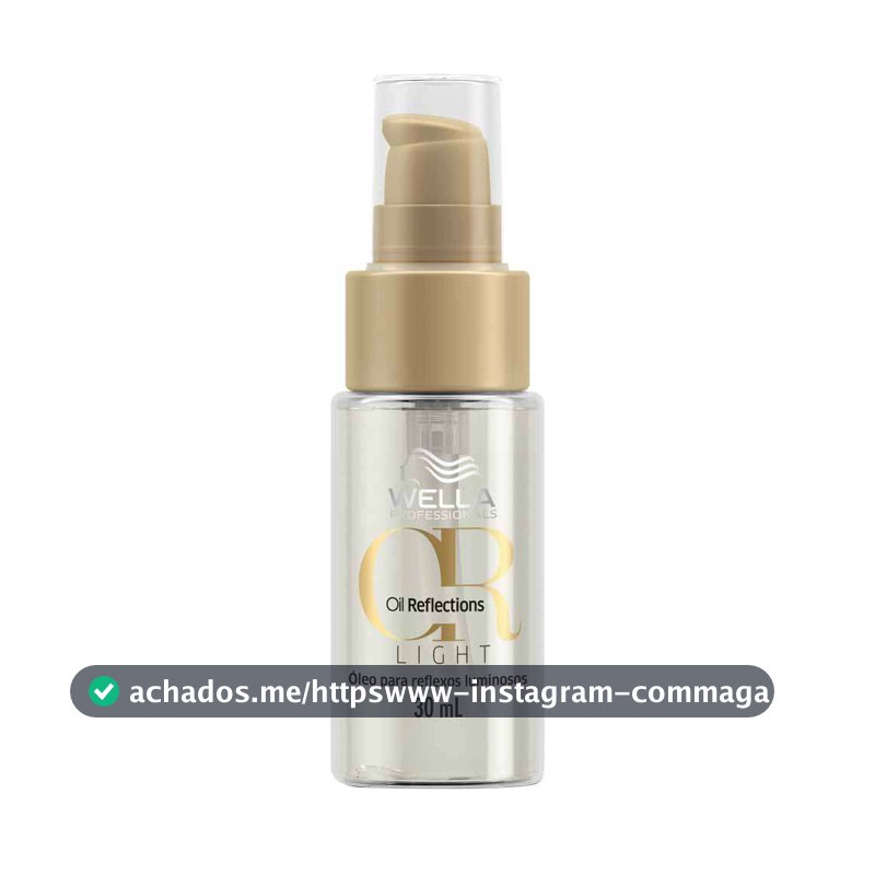 Óleo Capilar Oil Reflections Light Wella 30ml