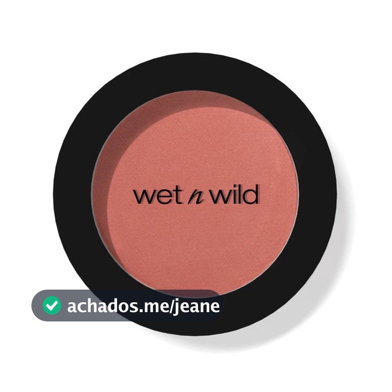 Blush em Pó Facial Wet n Wild Acabamento Pó Leve e Pigmentado Longa Duração - Color Icon
