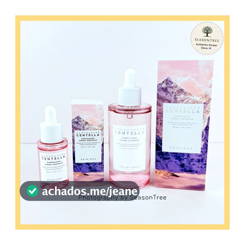 [SKIN1004] Ampola Fresca Porosmizante Madagascar Centella (30ml/100ml)-De Soro Facial