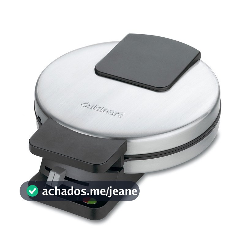 Máquina de Waffle Em Aço Inox 127V-1100W Cuisinart - WMR-CACBR
