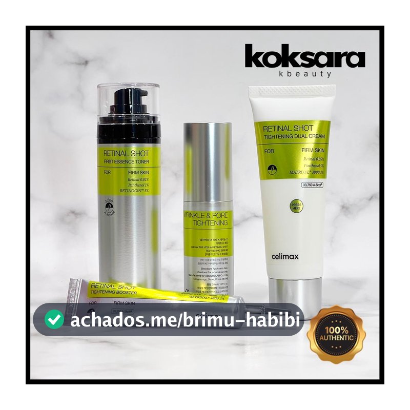 CELIMAX The Vita A Shot Skincare Collection (Toner, Serum, Dual Cream, Booster)