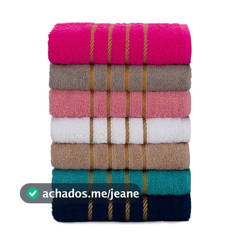 Kit 6 Toalhas de Rosto Macia Luxo Felpuda 100% Algodão