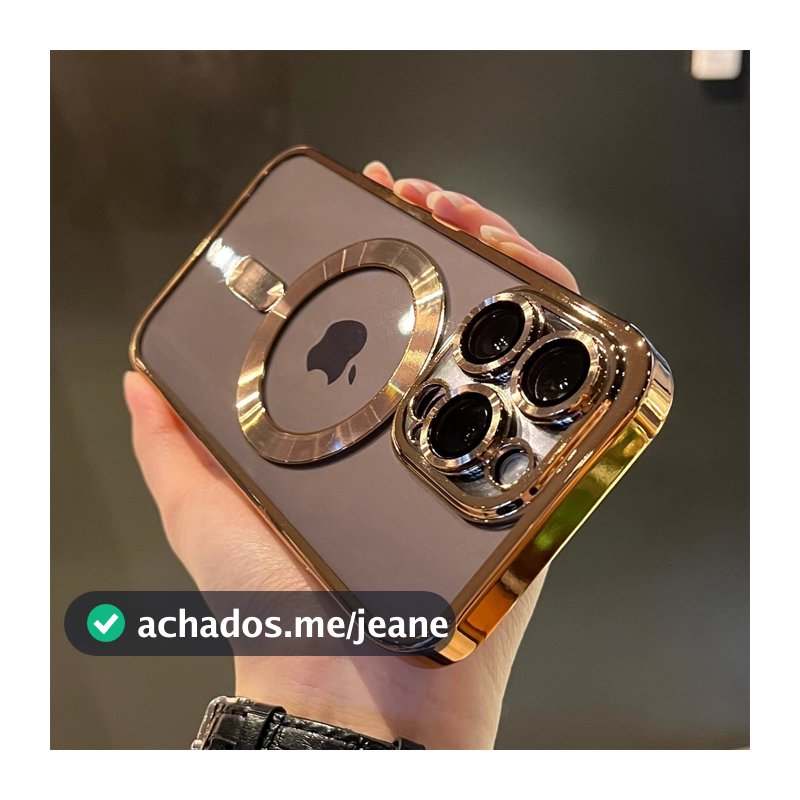 Monee Magnética Luxuria Case Capa Capinha De Celular Para iPhone 11 12 13 14 15 16 17 Pro Max X XS MAX XR 7 8 Plus