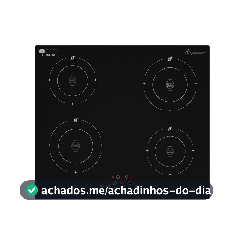 Cooktop 4 Bocas de Indução Britânia BCTE40A